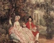 托马斯 庚斯博罗 : Conversation in a Park